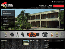Tablet Screenshot of glaringsports.com